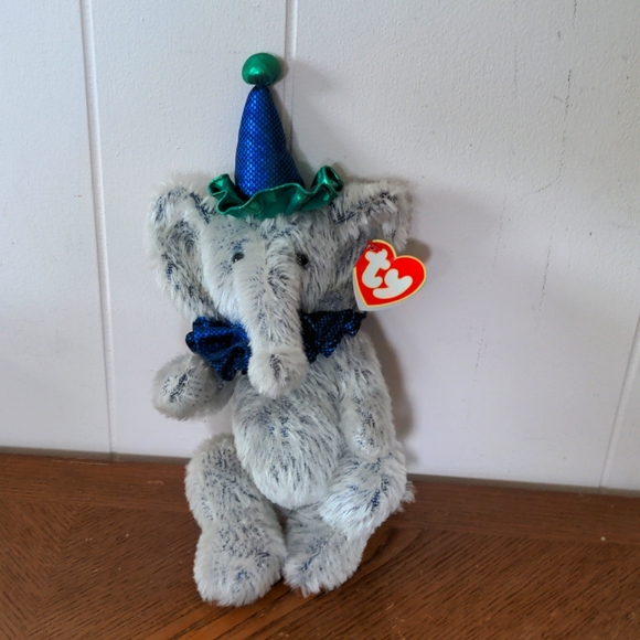 Ty Toys Ty Beanie Baby Elephant Emmet Attic Treasures Collection